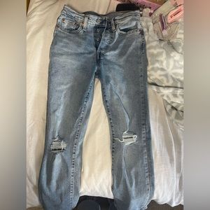 Levi Wedgie straight jeans